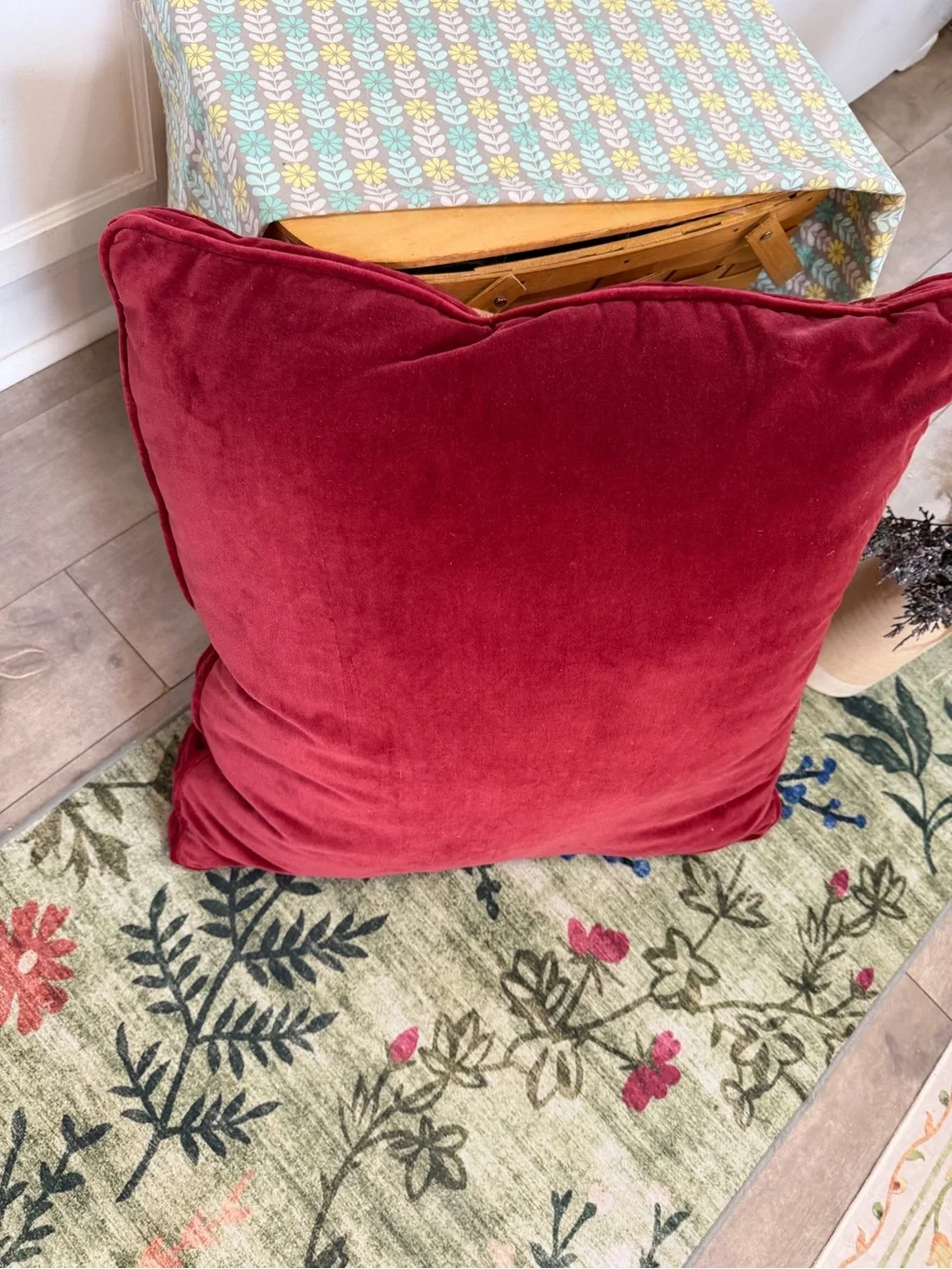 New Threshold X Studio McGee 24x24 Abstract Throw Pillow Abstract Tree Victorian